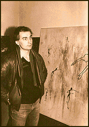 Der K&uuml;nstler und seine Kreationen.