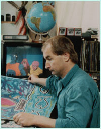 Der K&uuml;nstler und seine Arbeit...